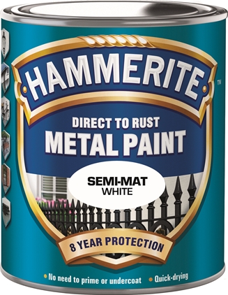 Hammerite Sidenmatt Vit 750ml