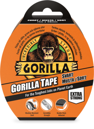 Gorilla Tape Svart 11mx48mm