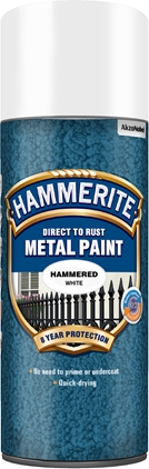 Hammerite Hammarlack Vit spray 400ml
