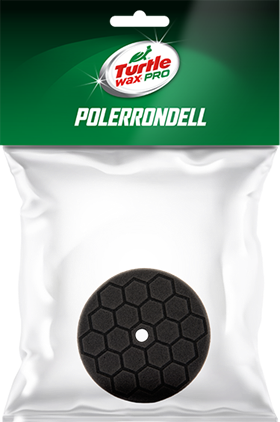 Turtle Wax Polerrondell sort 95/75x25 HEX/CONE