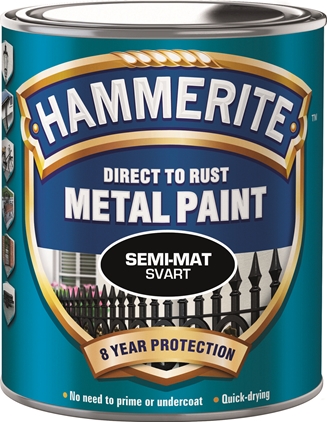 Hammerite Sidenmatt Svart 250ml