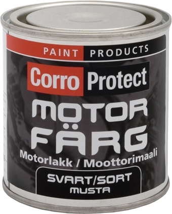 CorroProtect Motorfärg Svart 250ml