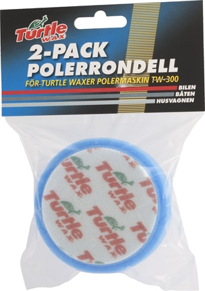 Turtle Wax Polérrondell Blå 100mm 2-pack